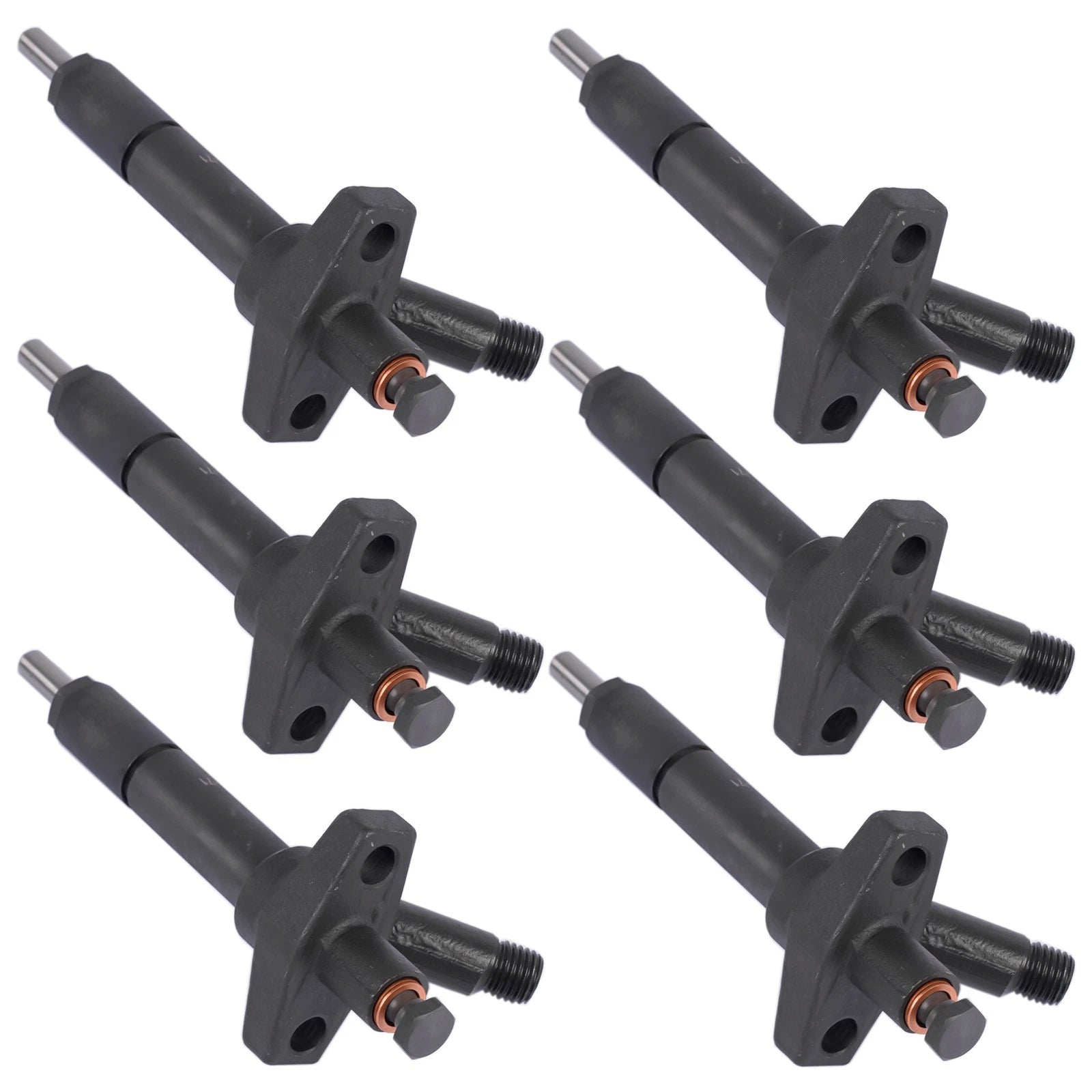 Set of 6 Fuel Injectors for Toyota Forklift (8F, 7F, 13Z, 2Z)