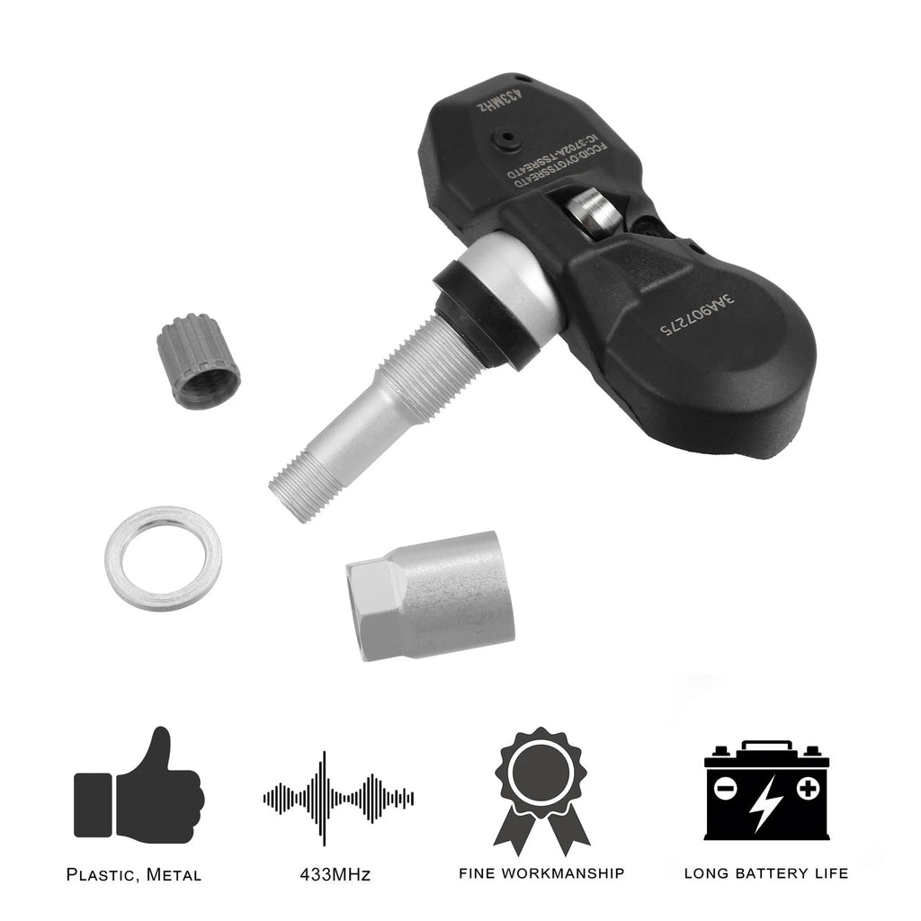 3AA907275 Tire Pressure Sensor TPMS 433MHz for Volkswagen CC (2012–2017)