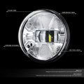 Chrome Housing LED Fog Lights for GMC Sierra 1500 2500HD 3500HD (2007–2014)