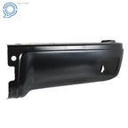 Steel Rear Bumper End for Ford F-150 (2009–2014) with Sensor Holes, Right Black