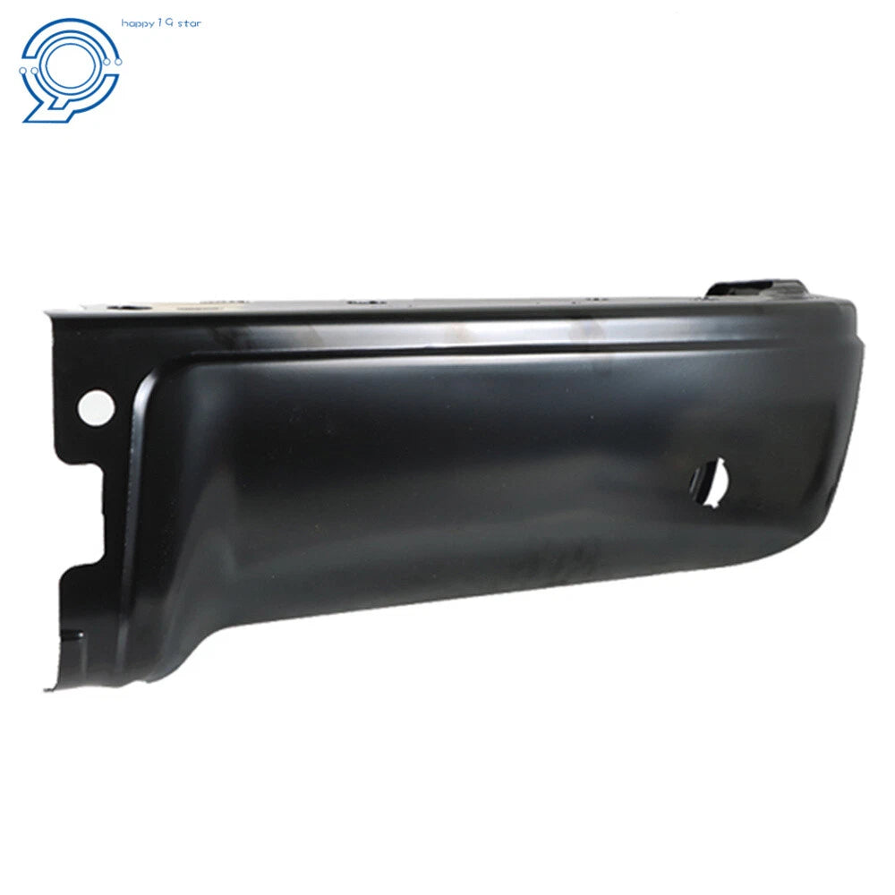 Steel Rear Bumper End for Ford F-150 (2009–2014) with Sensor Holes, Right Black