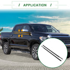 2pcs Front Left & Right Weatherstrip Window Seal No.681600C020 for Toyota