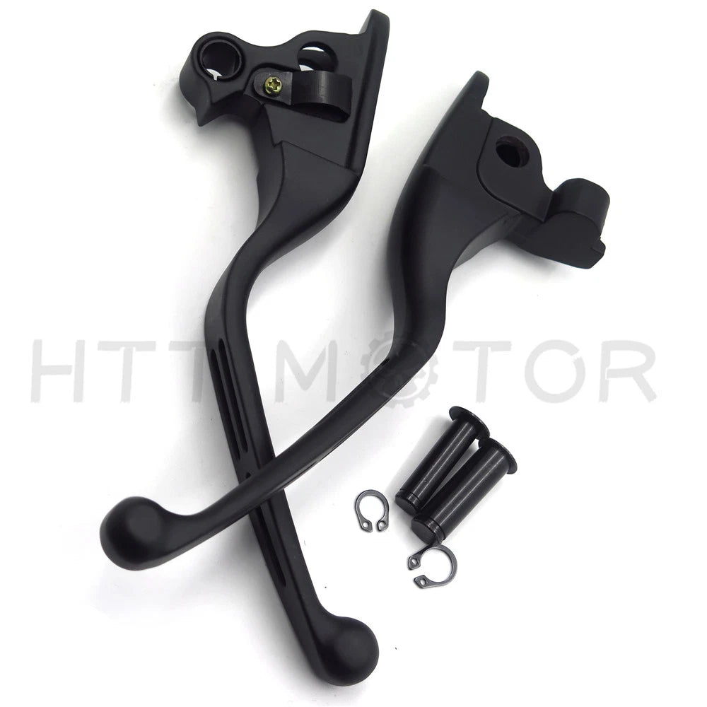 Black Brake Clutch Hand Levers for Harley Touring Trike (2008–2013)