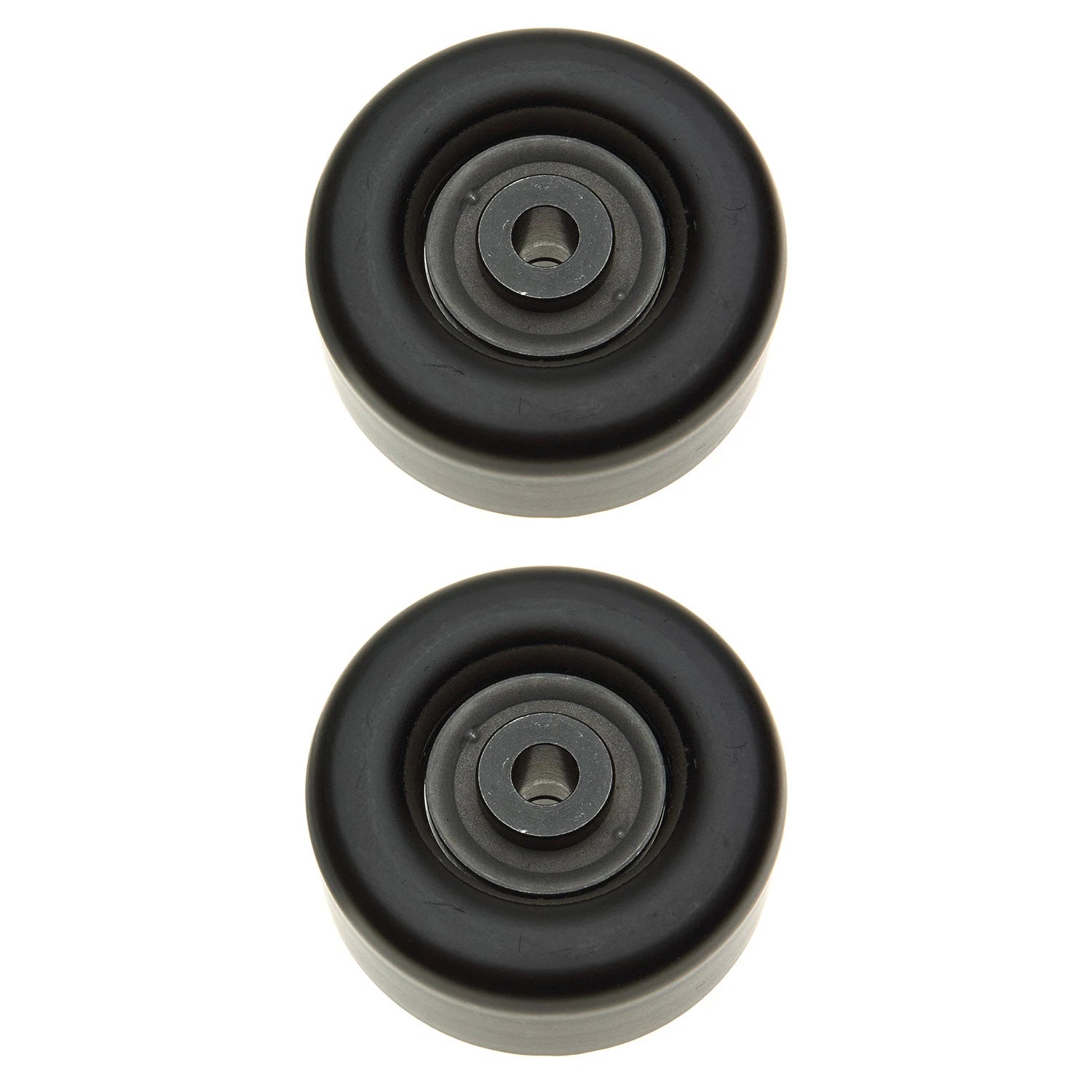 2X Accessory Drive Belt Idler Pulley Set for Sierra 3500, Silverado 3500