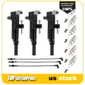 Set of 3 Ignition Coils and 6 Spark Plugs for Dodge Dakota Durango Nitro