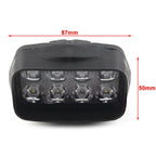 Motorcycle Front Headlight Fog Lights 8-LED for UTV ATV