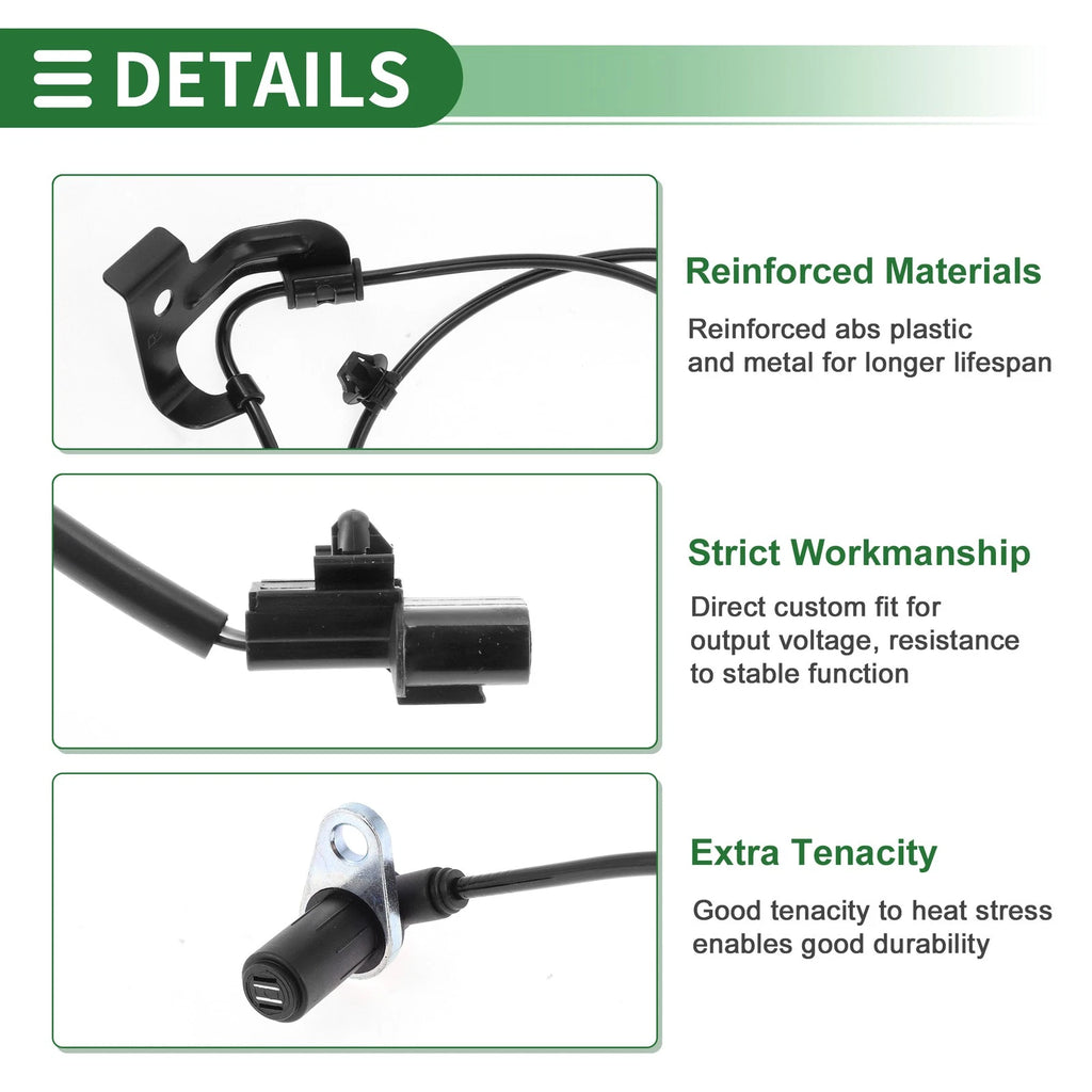 ABS Wheel Speed Sensor No. 4670A368 for Mitsubishi Endeavor (2004–2011)