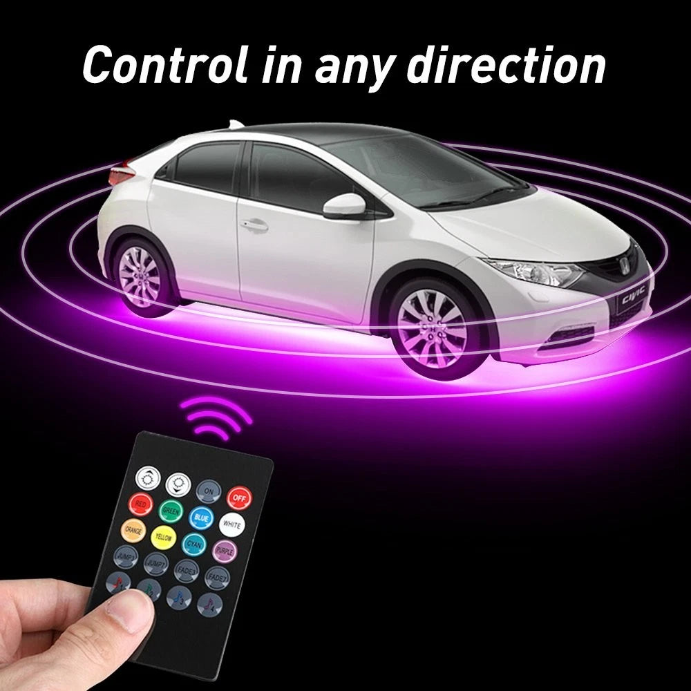 RGB LED Underbody Light Kit for Cars and Trucks (Universal Fit)