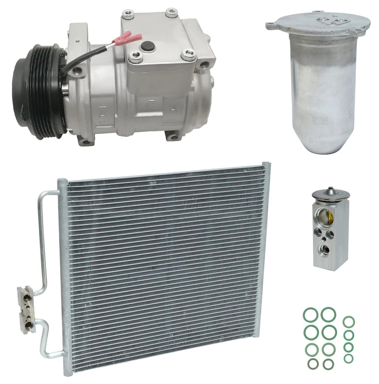 A C Compressor Kit With Condenser for BMW 740i 4.0L (1997–1999)