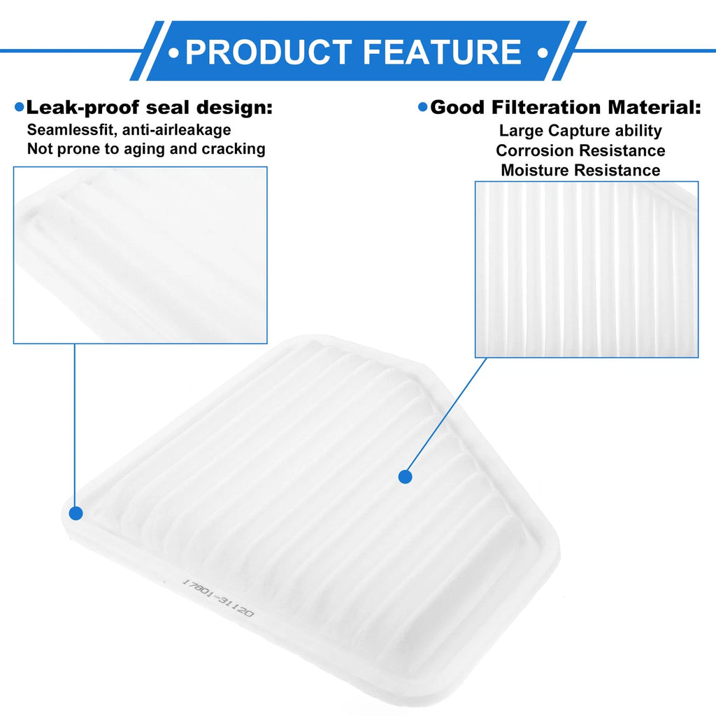 Engine Air Filter No. 17801YZZ06 for Toyota Camry 3.5L V6 (2007–2011)