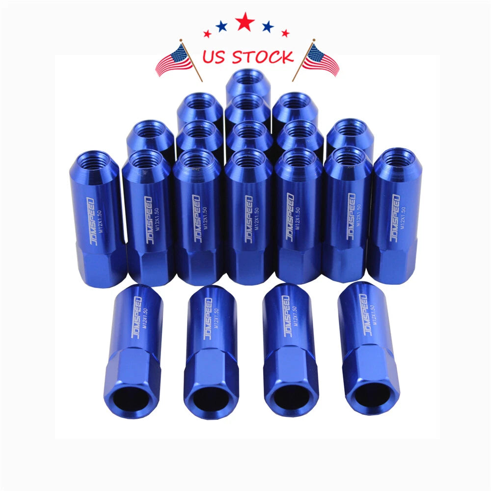 20PCS Extended Forged Aluminum Tuner Racing Lug Nuts for Universal Vehicles