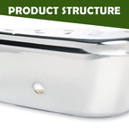 Set of 2 Chrome Rear Bumper Ends for Ford F150 (2015–2020)