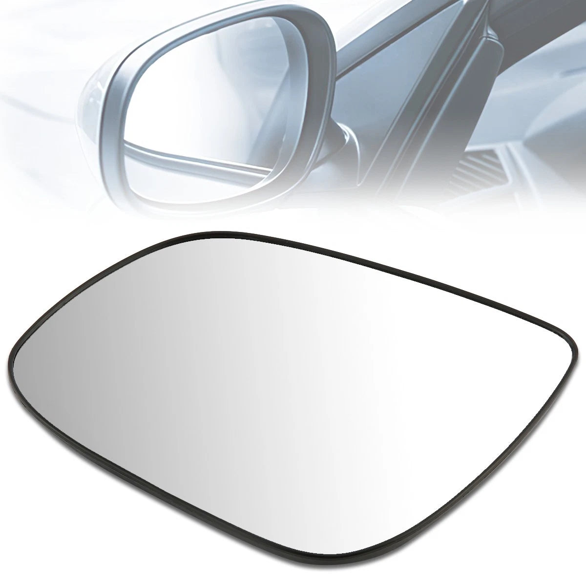 Left Side View Door Mirror Glass Lens for Hyundai Accent (2010–2011) 876111E500