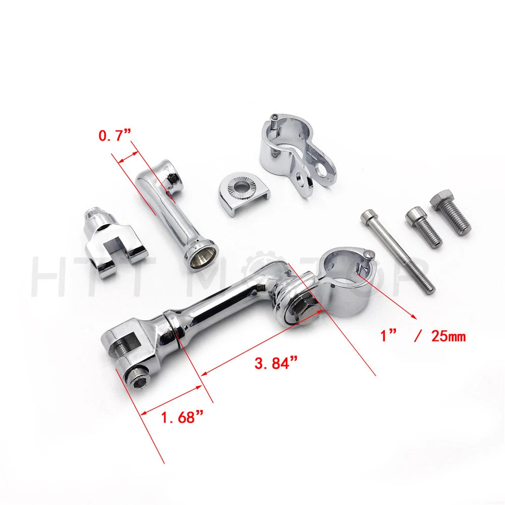 Chrome Skull FootPeg for Honda GoldWing VTX1300 Shadow Valkyrie
