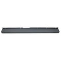 Replacement Textured Poly Rear Center Bumper Cover w/o Park Assist Sensor Holes