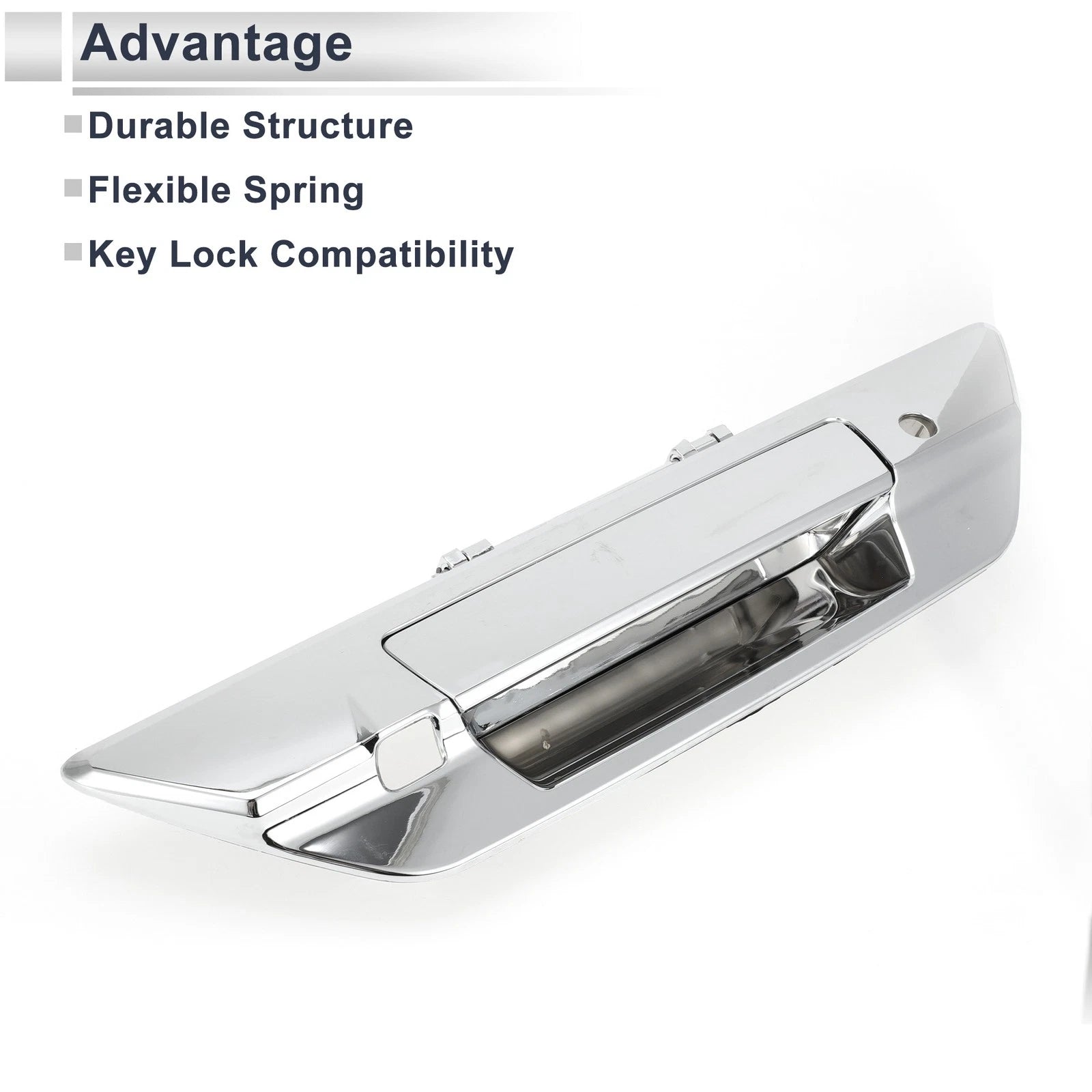 Exterior Door Tailgate Handles for Toyota Hilux Revo (2015–2023) No.690900K110 Silver Tone