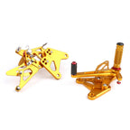 Rearset Rear Set for Kawasaki ZX6R (2005–2006) Gold AV