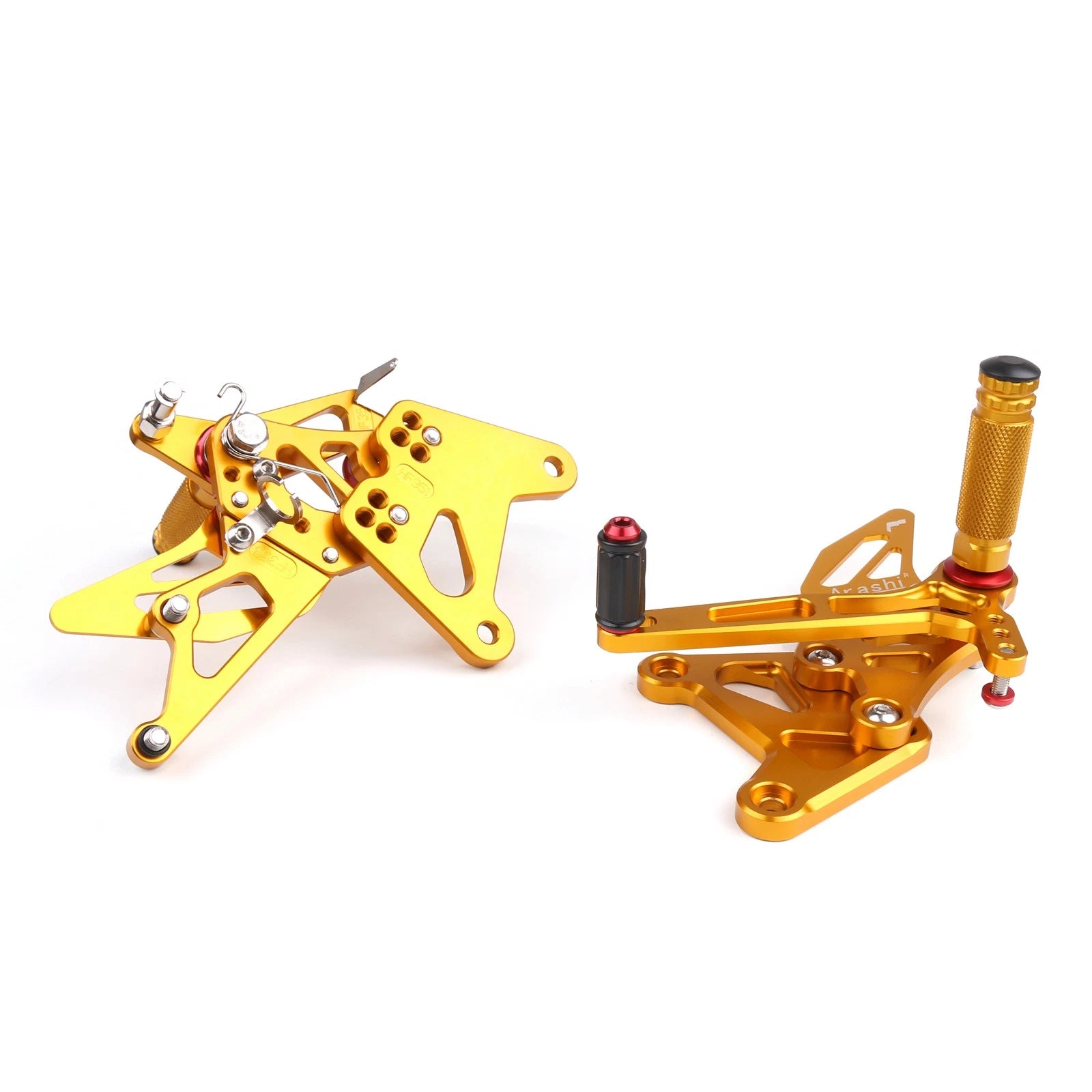 Rearset Rear Set for Kawasaki ZX6R (2005–2006) Gold AV