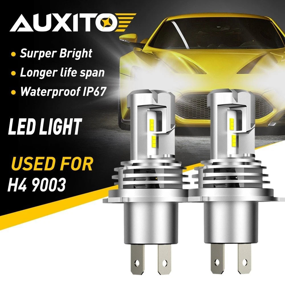 2X AUXITO H4 9003 LED Headlight Bulb 24000LM for M3 EXC