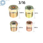 Brake Line Tubing Kit for Universal Vehicles (25 Ft, 3/16 & 1/4)