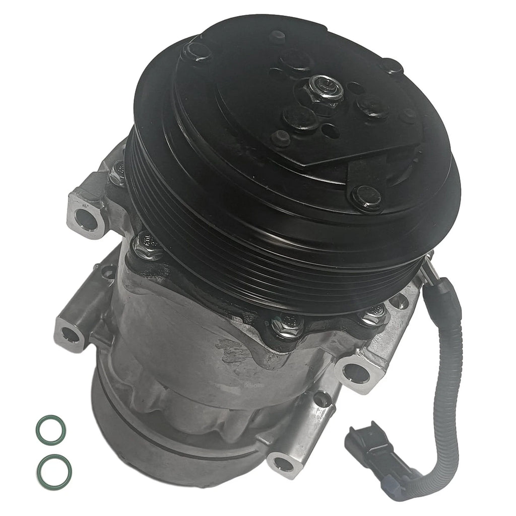 AC Compressor with 6-Groove Pulley for Peterbilt 379, 387 (2003-2005)