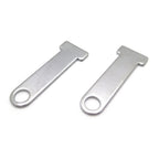 2X Helmet Strap D-Ring Steel Lock Extensions for Universal Motorcycle