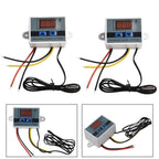 Temperature Controller Set of 2 with LCD and Sensor for AC110V220V