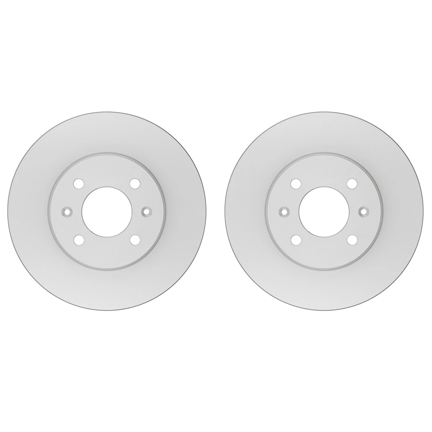 Set of 2 Bosch QuietCast Front Disc Brake Rotors for Accent Rio