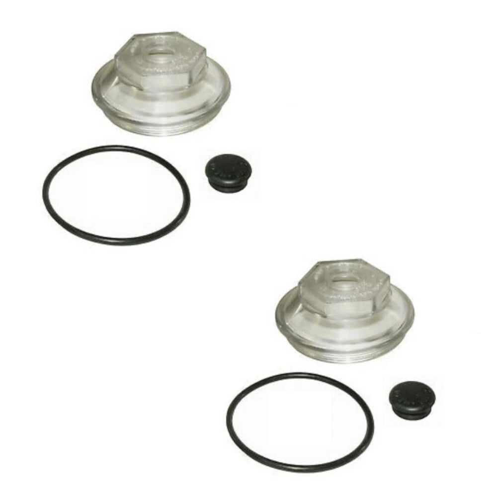 2X 4" Oil Cap Kit for Dexter 9K 10K 12K 15K Axle Hubs (21-36)