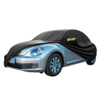 Waterproof Car Cover for Volkswagen New Beetle (1998–2019) with Zipper Black