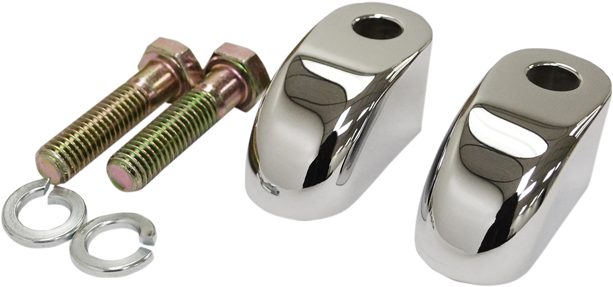 1" Chrome Handlebar Riser Pullback Extension Kit for LA Choppers (LA-7416-01)