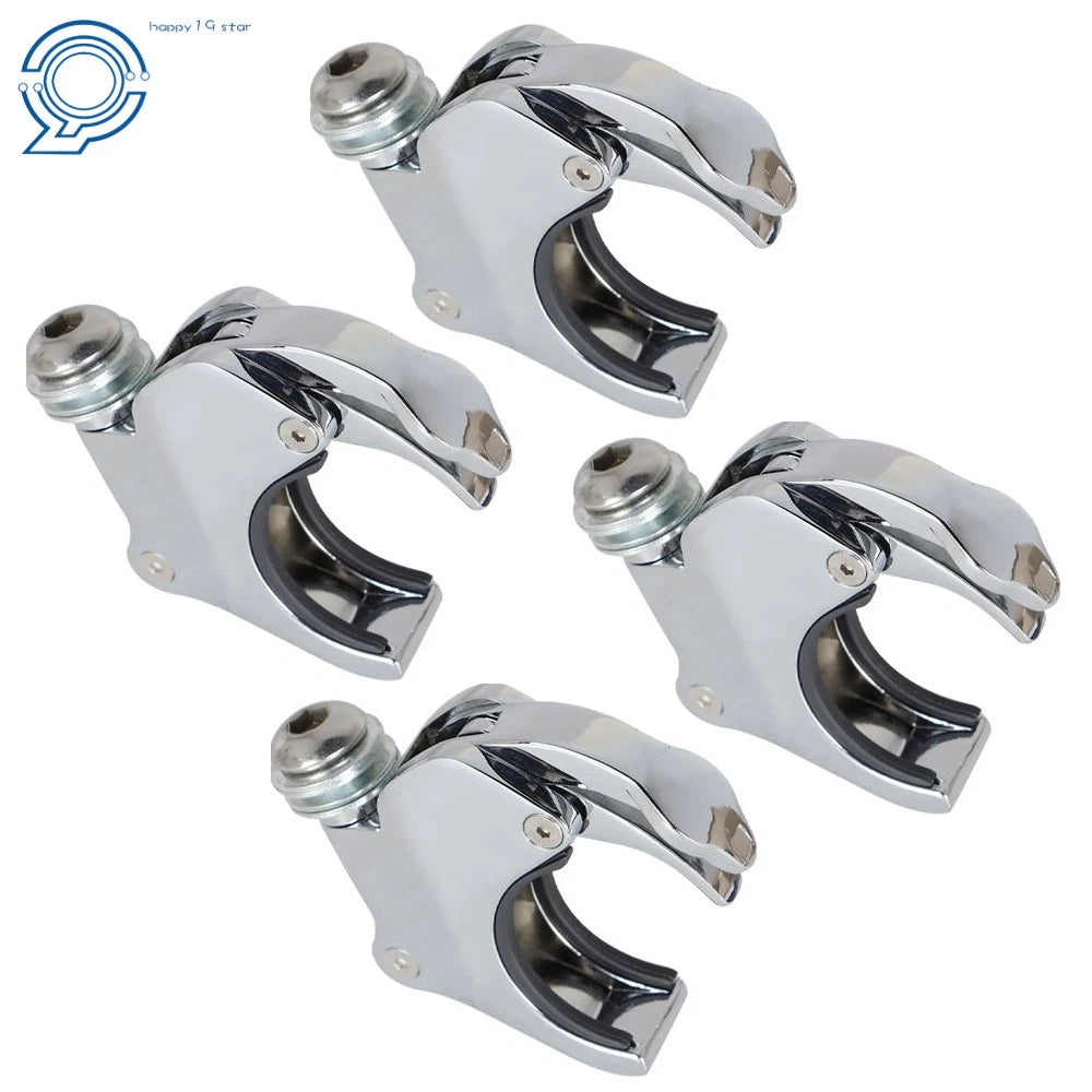 Set of 4 Windshield Clamps for Harley Dyna FXDB FXDF Sportster XL883 1200