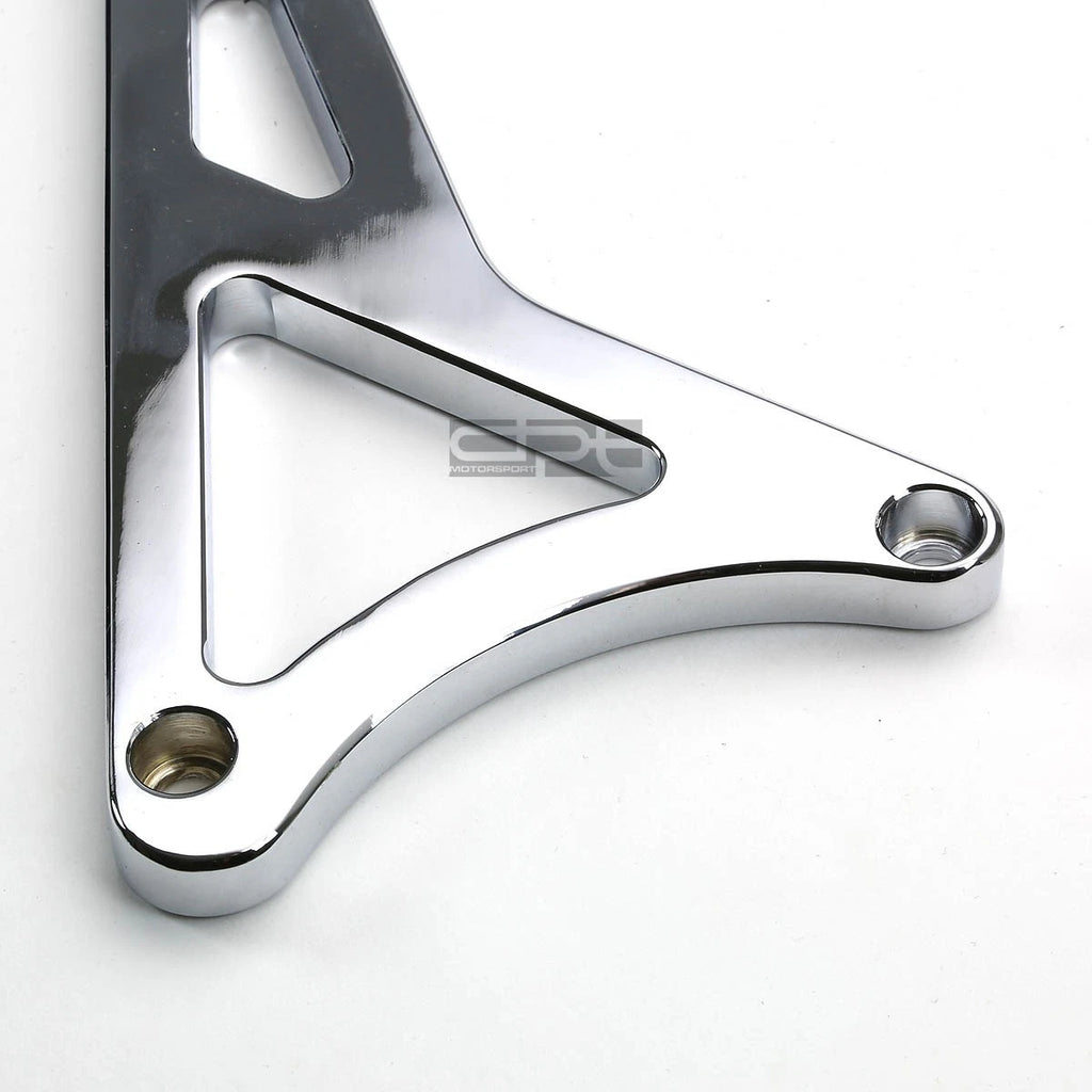 Polished Aluminum Alternator Bracket for Ford 351 5.8L SBF (W Tensioning Rod)
