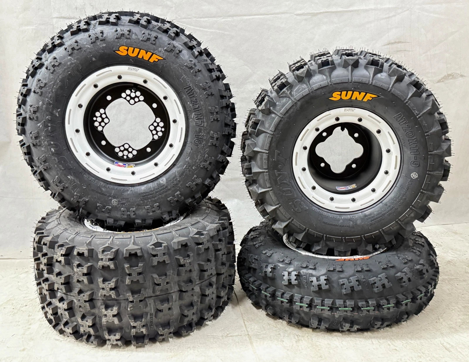 DWT G3 Beadlock Wheels & Sunf A027 Tires for TRX 250R 400EX 450R 450ER
