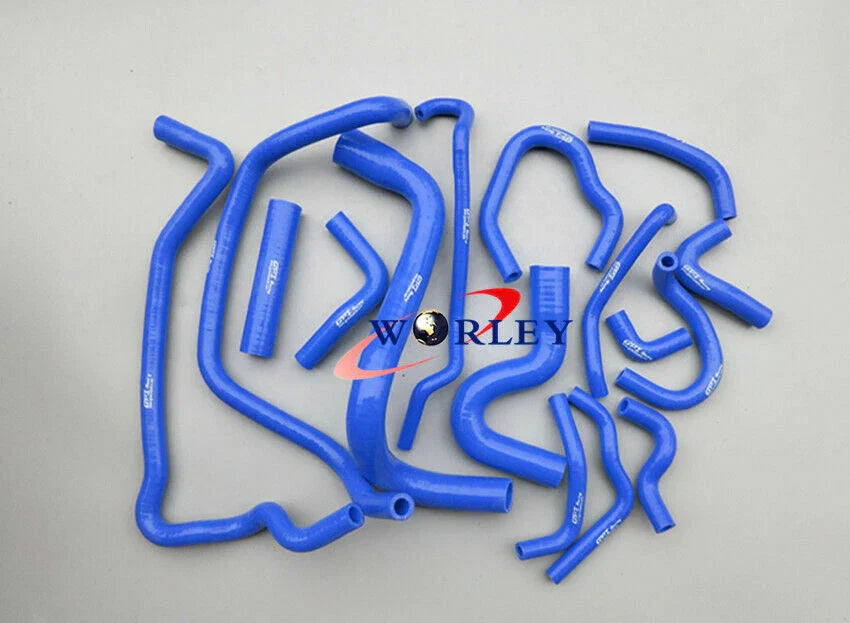 Red Silicone Coolant Hose for Nissan Pulsar N15 GA16DE 1.6L (1995-2000)