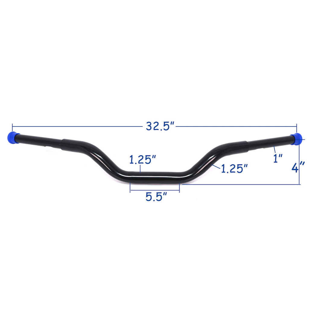 2" Rise Drag Bar Handlebar for Harley Dyna Softail Sportster (1996–2018)