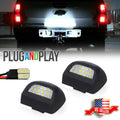 Full White LED License Plate Light Kit for GMC Sierra 1500 2500 3500 (2014–2023)