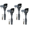 Set of 4 Ignition Coils & Iridium Spark Plugs for ATS CTS Malibu (2013–2019)