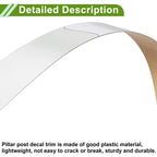 6 Pcs Pillar Window Trim for Chevy Trailblazer (2021–2024) Silver Tone
