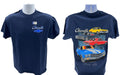 Navy Blue T-Shirt Bowtie Chevy Chevelle Script Logo for Chevrolet (1970–1972)