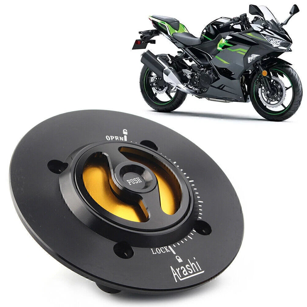 Gas Fuel Cap Tank Cover for Kawasaki Ninja 400 (2018–2023)