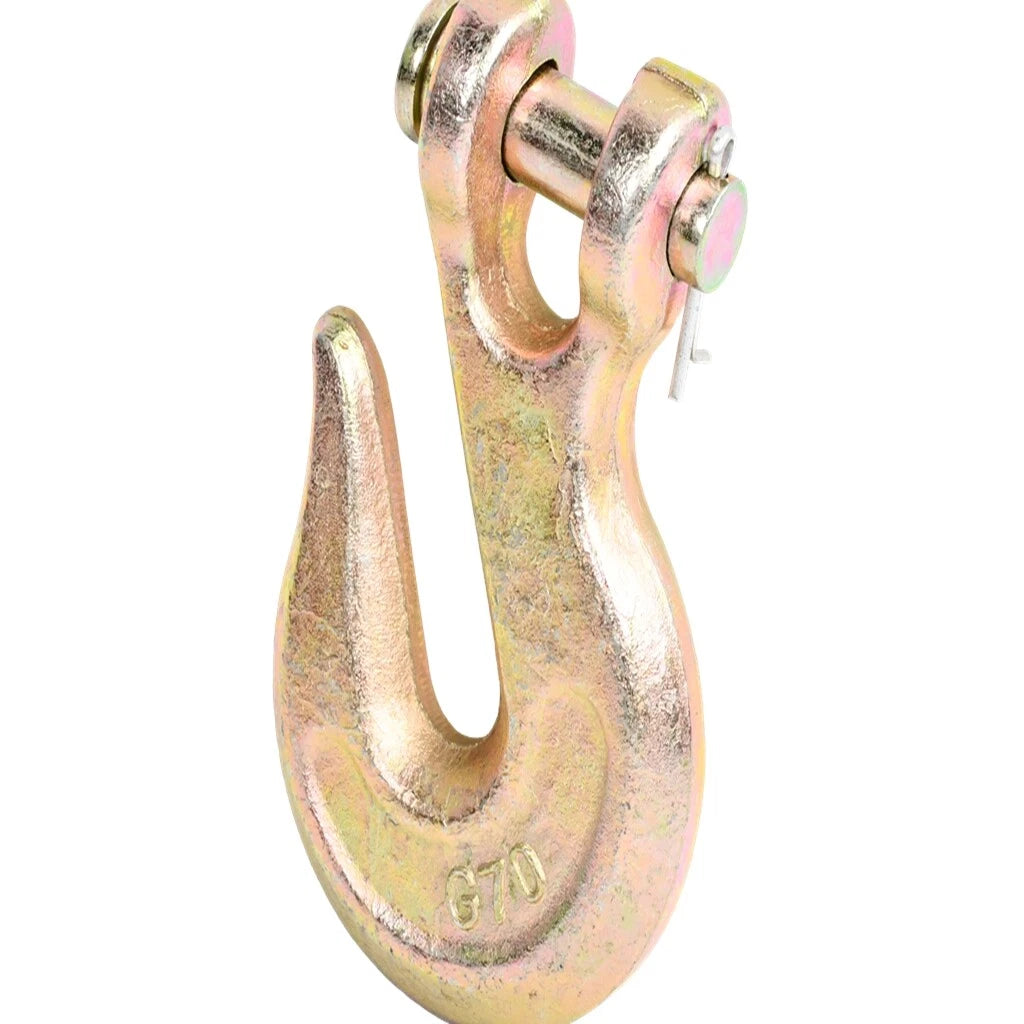 Set of 2 Clevis Grab Hooks for G70 Chain Tie Down Towing (Flatbed Truck)