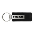 Black Leather Keychain - Officially Licensed for Hemi Vehicles