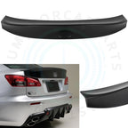 Rear Spoiler for Lexus IS250 IS350 ISF (2006–2013) Matte Black