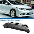 Left Front Bumper Retainer Bracket for Nissan Versa (2020–2022) ABS Black