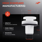 30x Nylon Tail Light Moulding Retainer Clips with Seal for Ford Focus