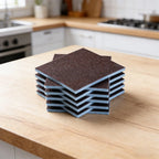 Emery Sand Scrub Sponge for Kitchen Use on Pots, Grout, Plates