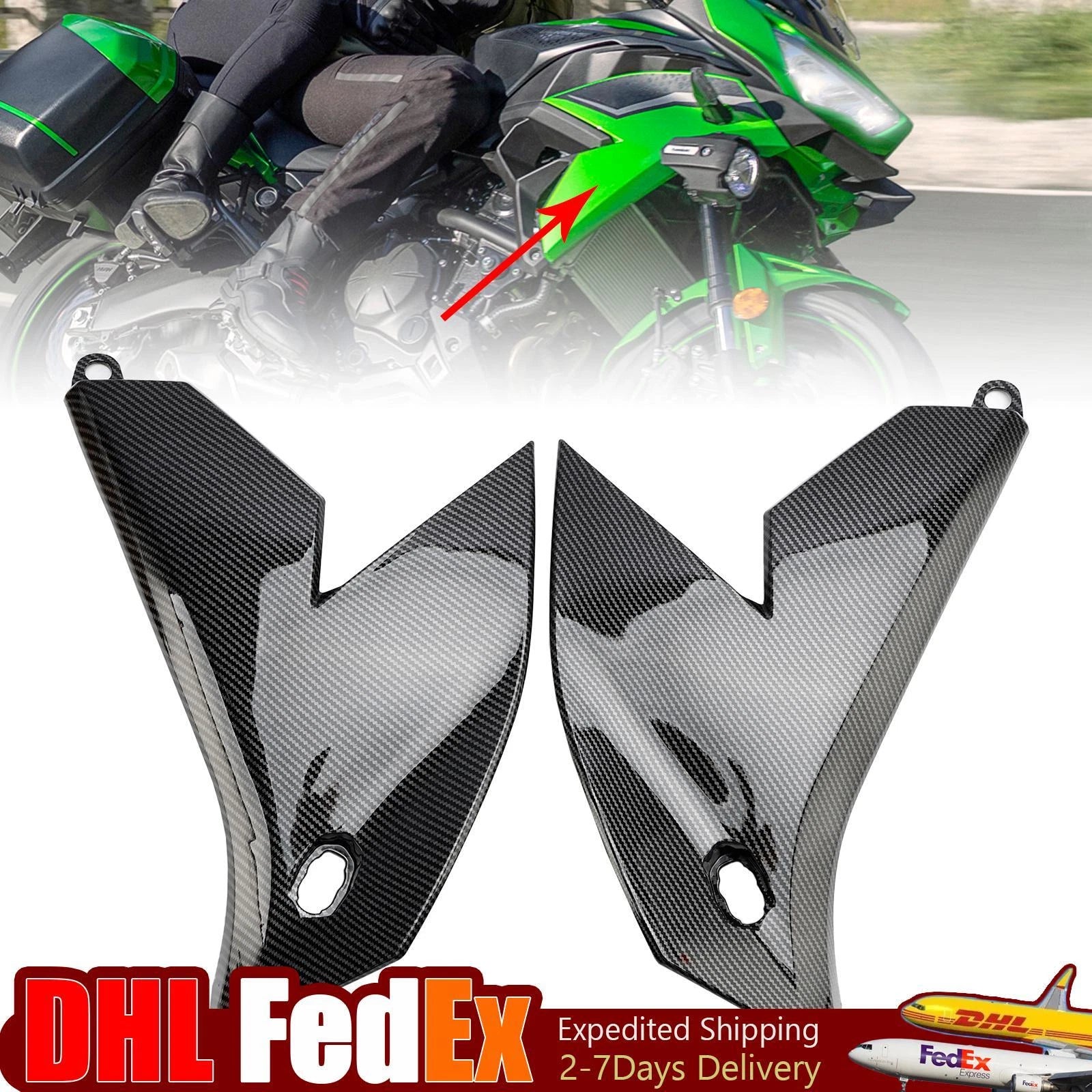 Side Frame Panel Guard Fairings Cover for Kawasaki Versys 650 (2022–2024)