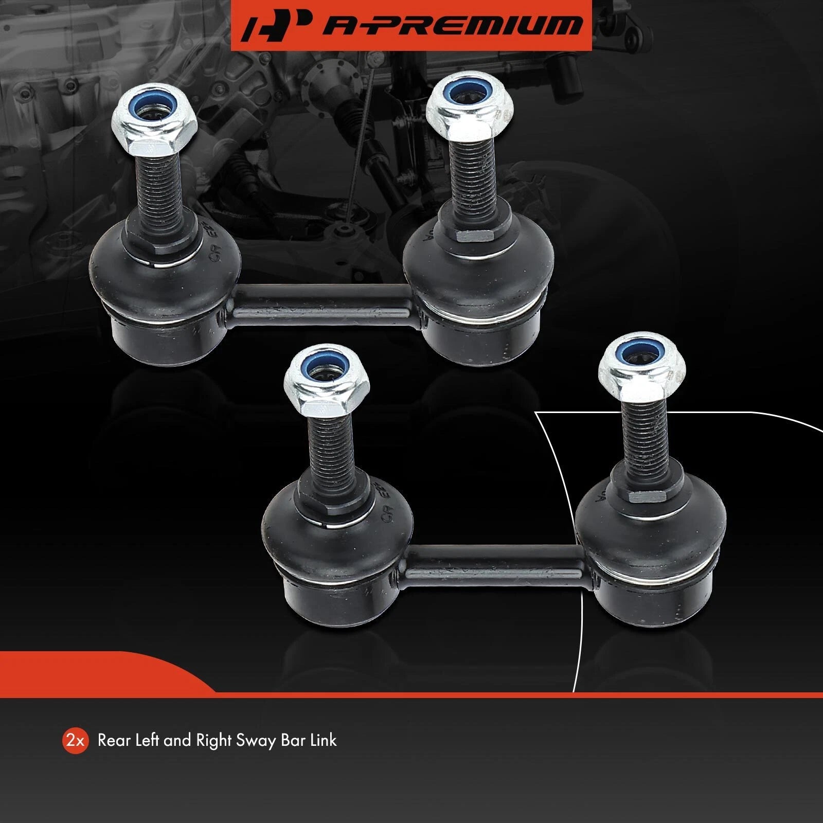 2X Rear Sway Bar Link for Subaru Forester (2003–2008) Impreza (2004–2007)