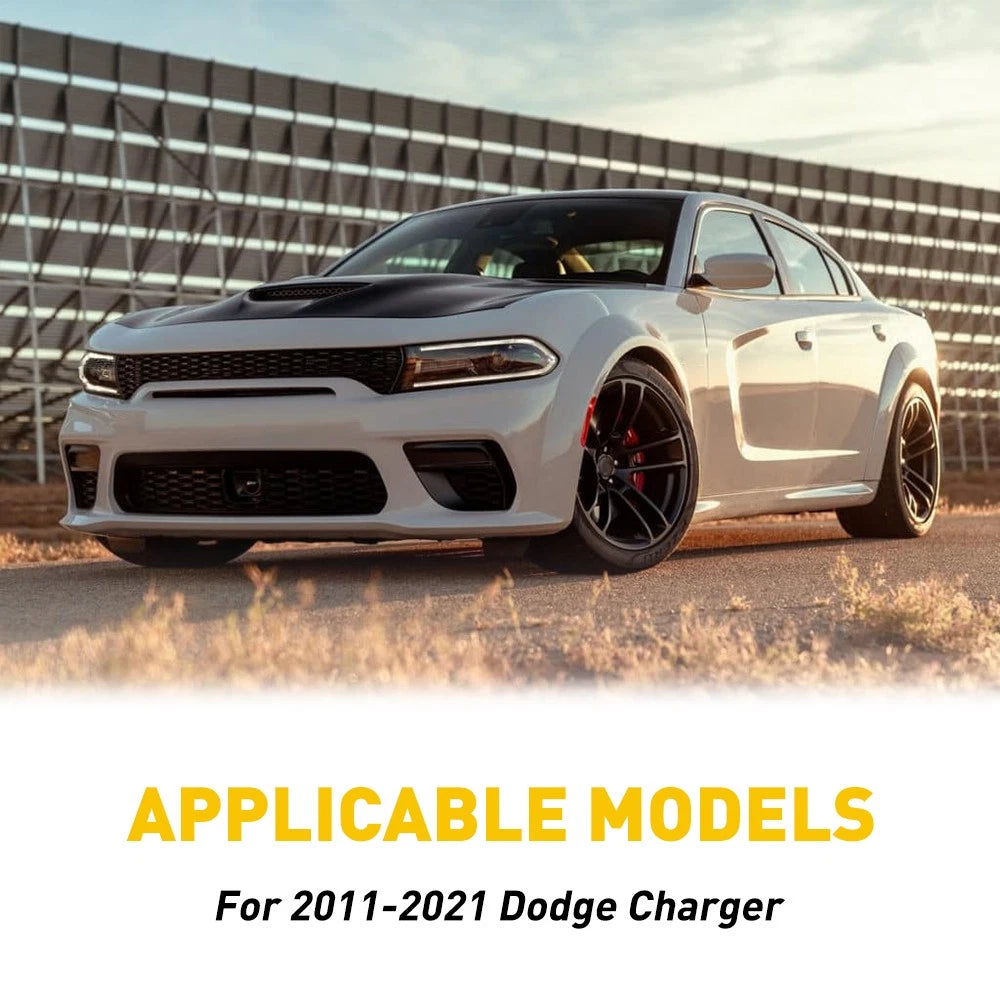 6X Car Pillar Trim Post Covers for Dodge Charger (2011-2021)